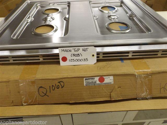 Maytag Stove 12500035 Main Top Kit NEW IN BOX Maytag Stove 12500035 Main Top Kit NEW IN BOX